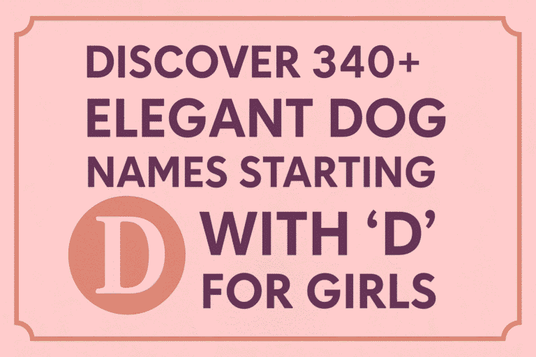 Dog names that start with D girls