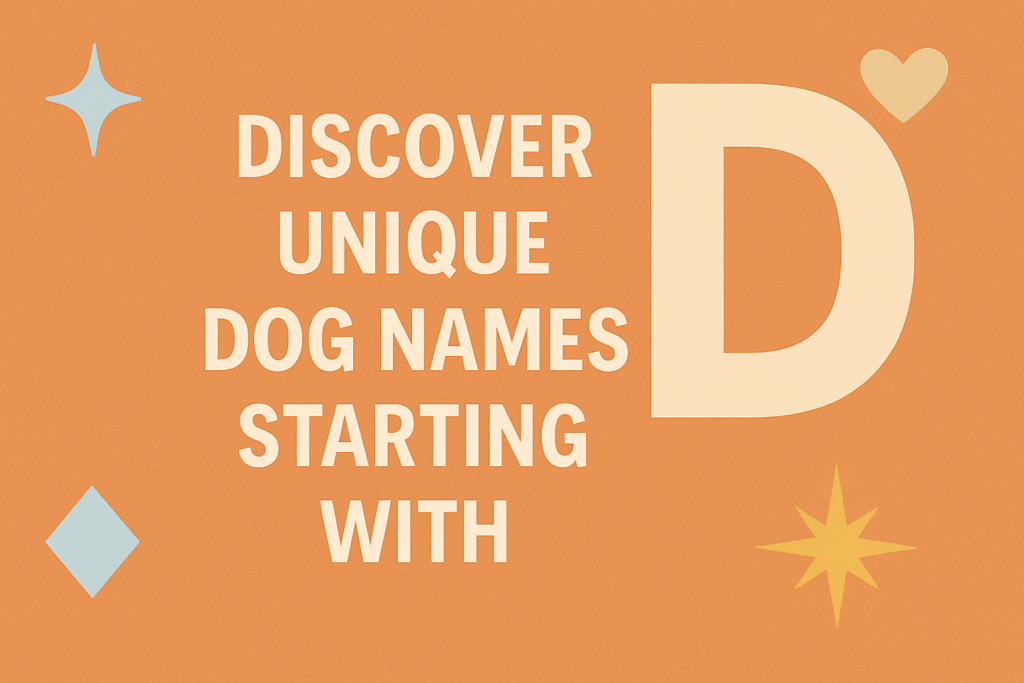 Dog Names Starting with D Girls