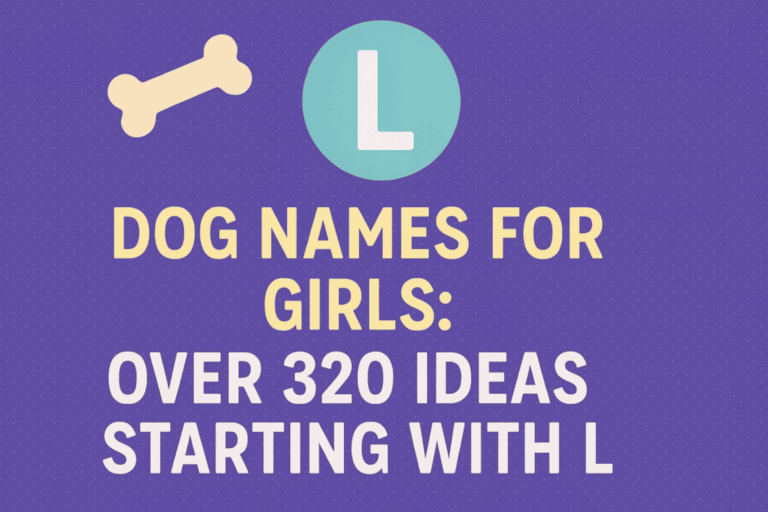 Dog names that start with L girls