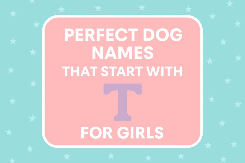 Dog Names That Start with T Girls