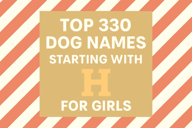 Dog names that start with H girls