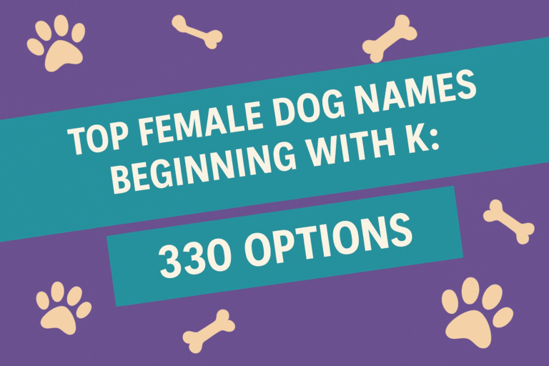 op Female Dog Names Beginning with K 330 Options