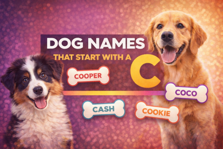 Dog Names That Start With a C