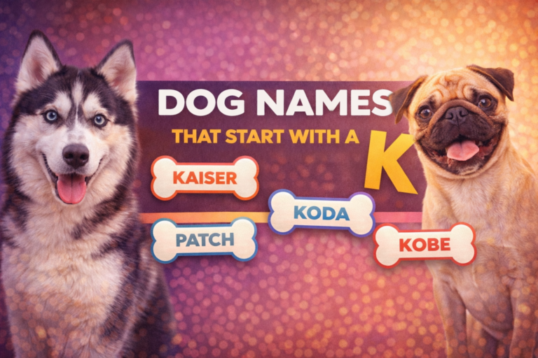 Dog Names That Start With a K